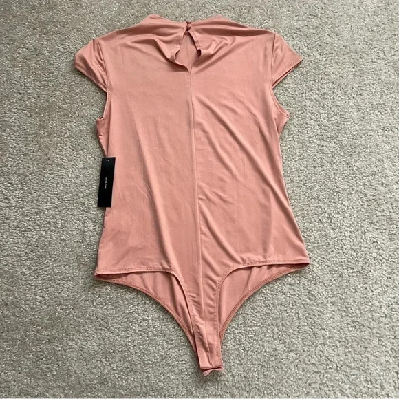 Lulus Bodysuit “NWT” Peach Women’s Size Large Style# VT2950 - Picture 2 of 16